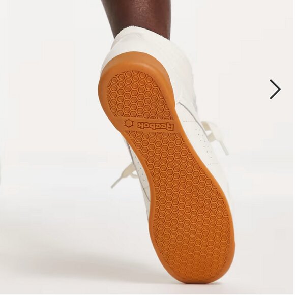 Reebok High Tops Chalk White w/Gum Soles Retro Freestyle Series Sz 7 Hi 5411 LTD - Picture 6 of 10